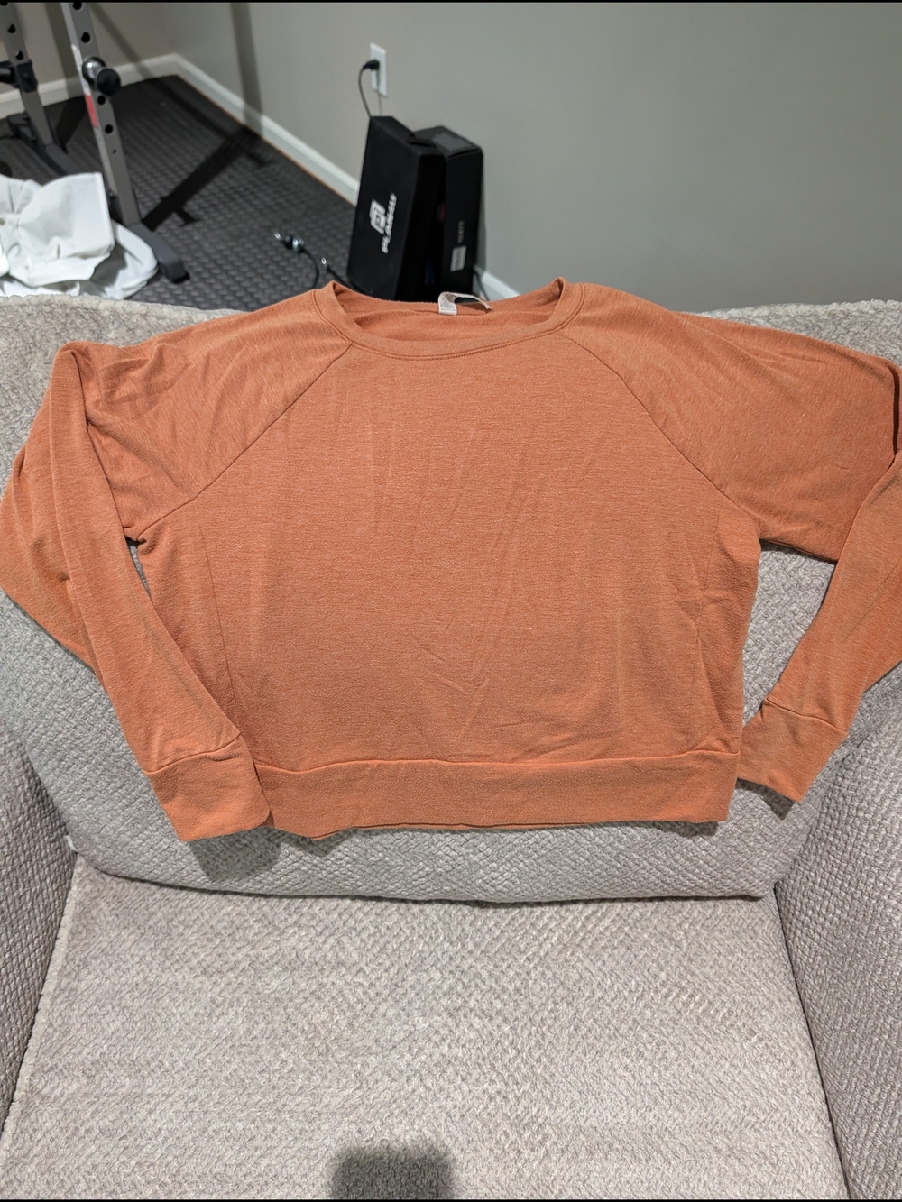 RBX Women's Rust Orange Crewneck Short Top